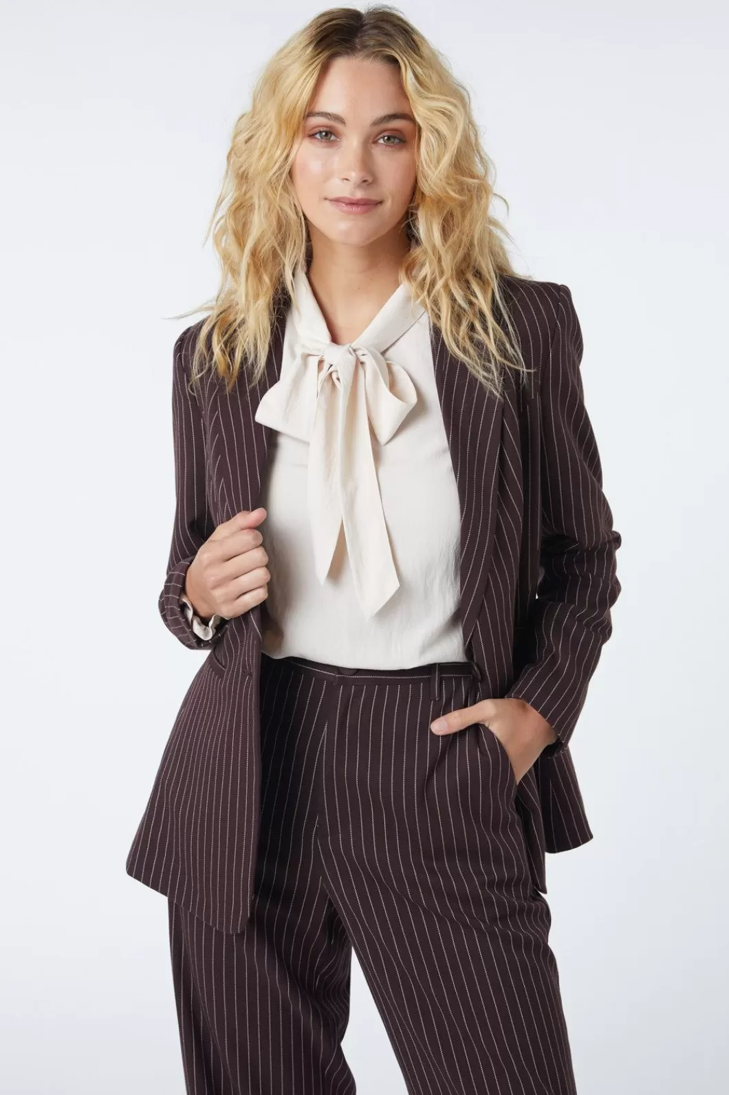 Jackets & Coats<Princess Highway Abigail Pinstripe Blazer