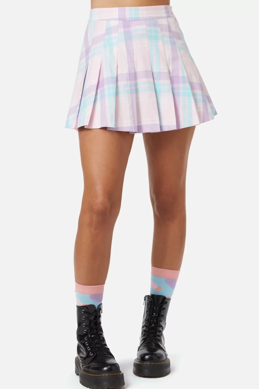 Skirts & Skorts<Dangerfield Abyss Tartan Skirt