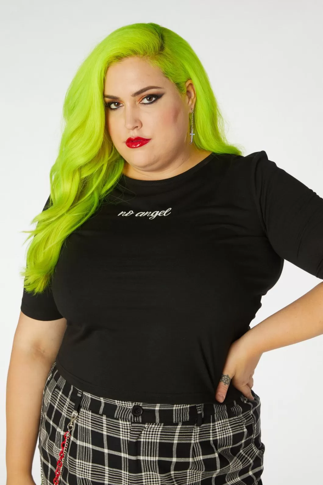 Curve Tops & Blouses<Black Friday Angelic Tee Curve