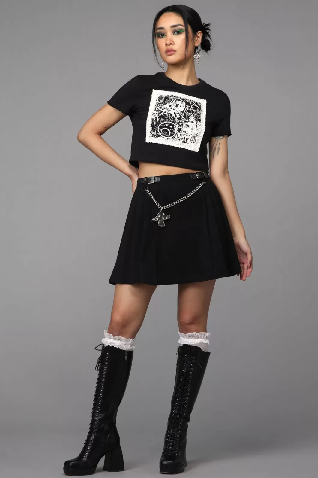 Blouses & Tops<Black Friday Back Alley Babydoll Tee