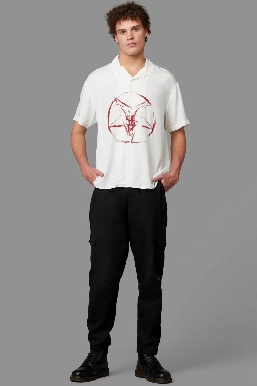 Shirts & Tees<Black Friday Baphomet Short Sleeve Shirt