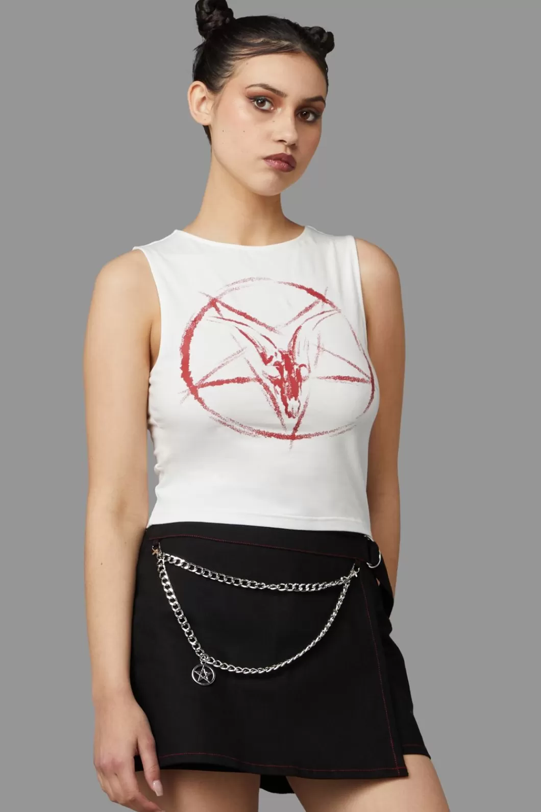 Blouses & Tops<Black Friday Baphomet Tank