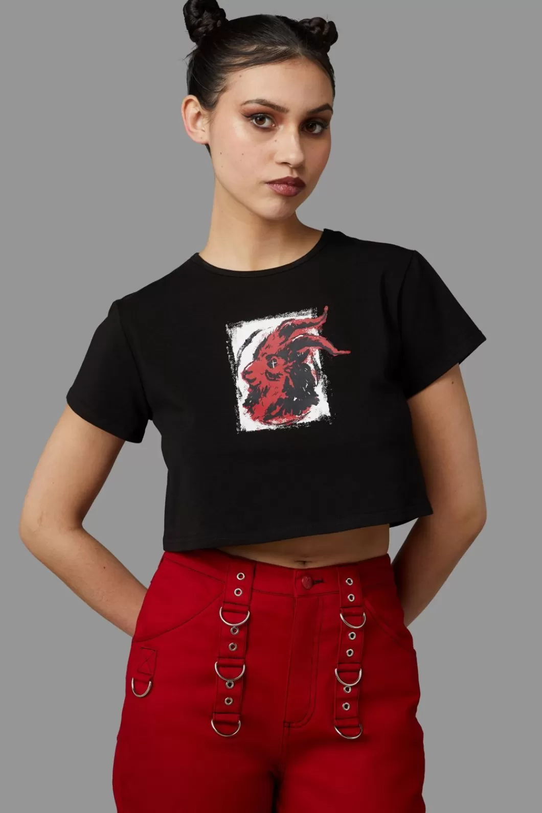 Blouses & Tops<Black Friday Baphomet Tee