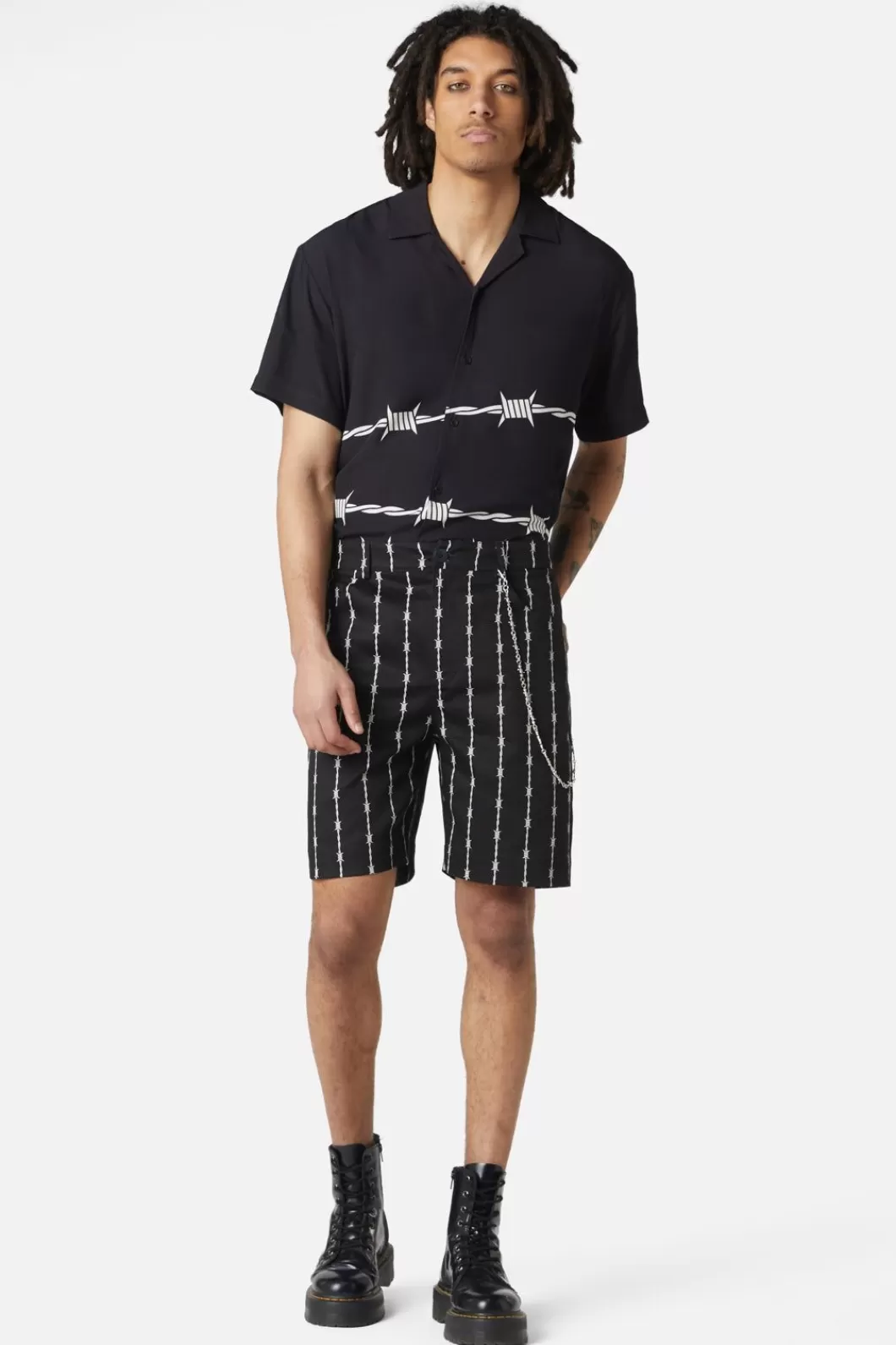 Pants & Shorts<Dangerfield Barbed Wire Chain Short