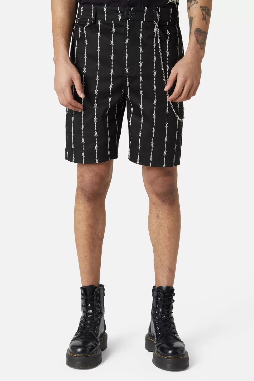 Pants & Shorts<Dangerfield Barbed Wire Chain Short