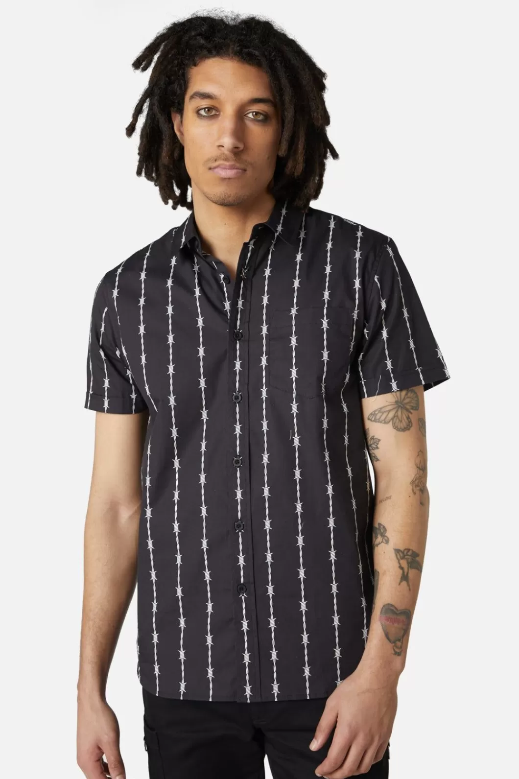 Shirts & Tees<Dangerfield Barbed Wire Short Sleeve Shirt