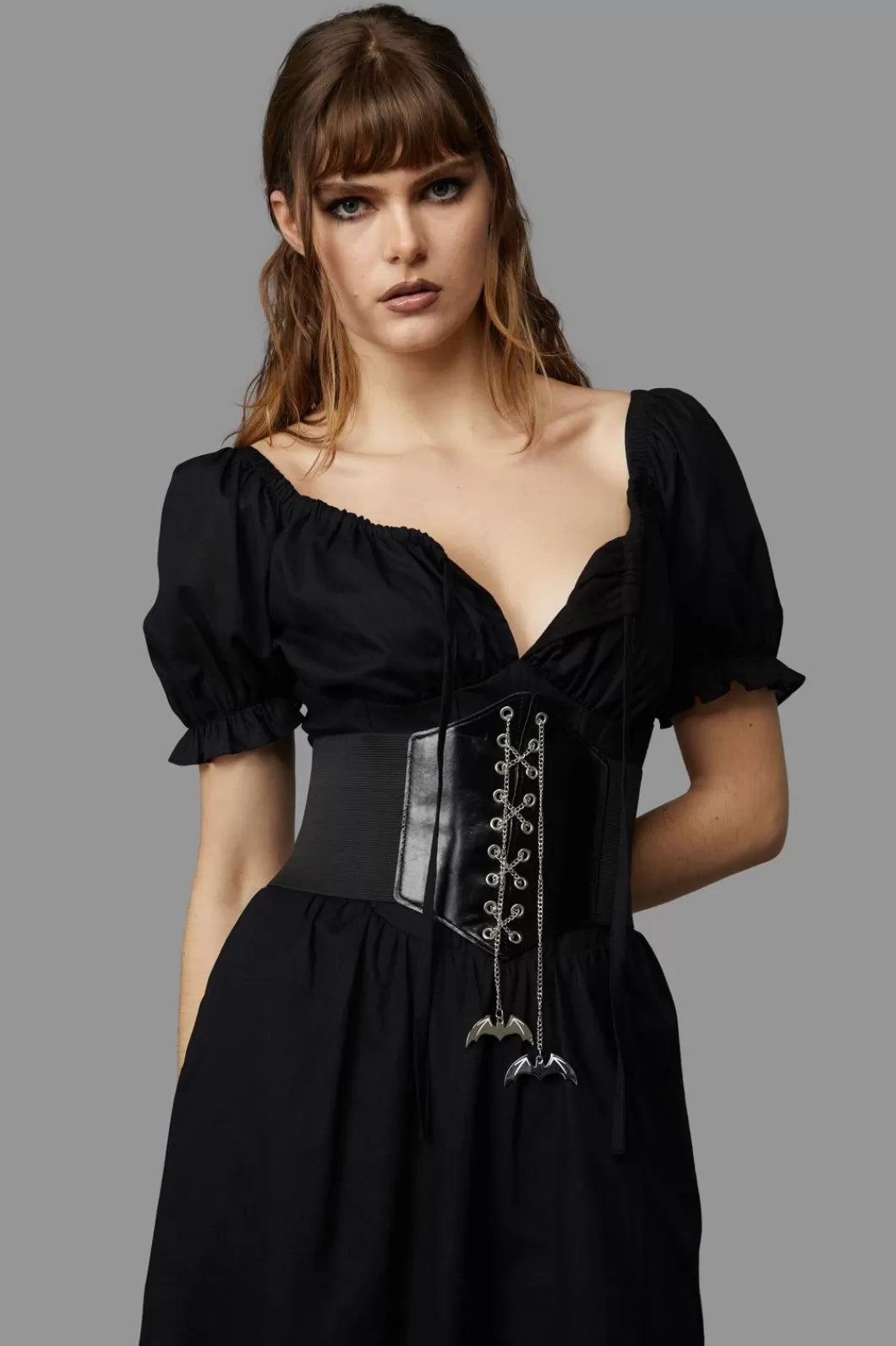 Belts & Harnesses<Black Friday Bat Charm Corset Belt