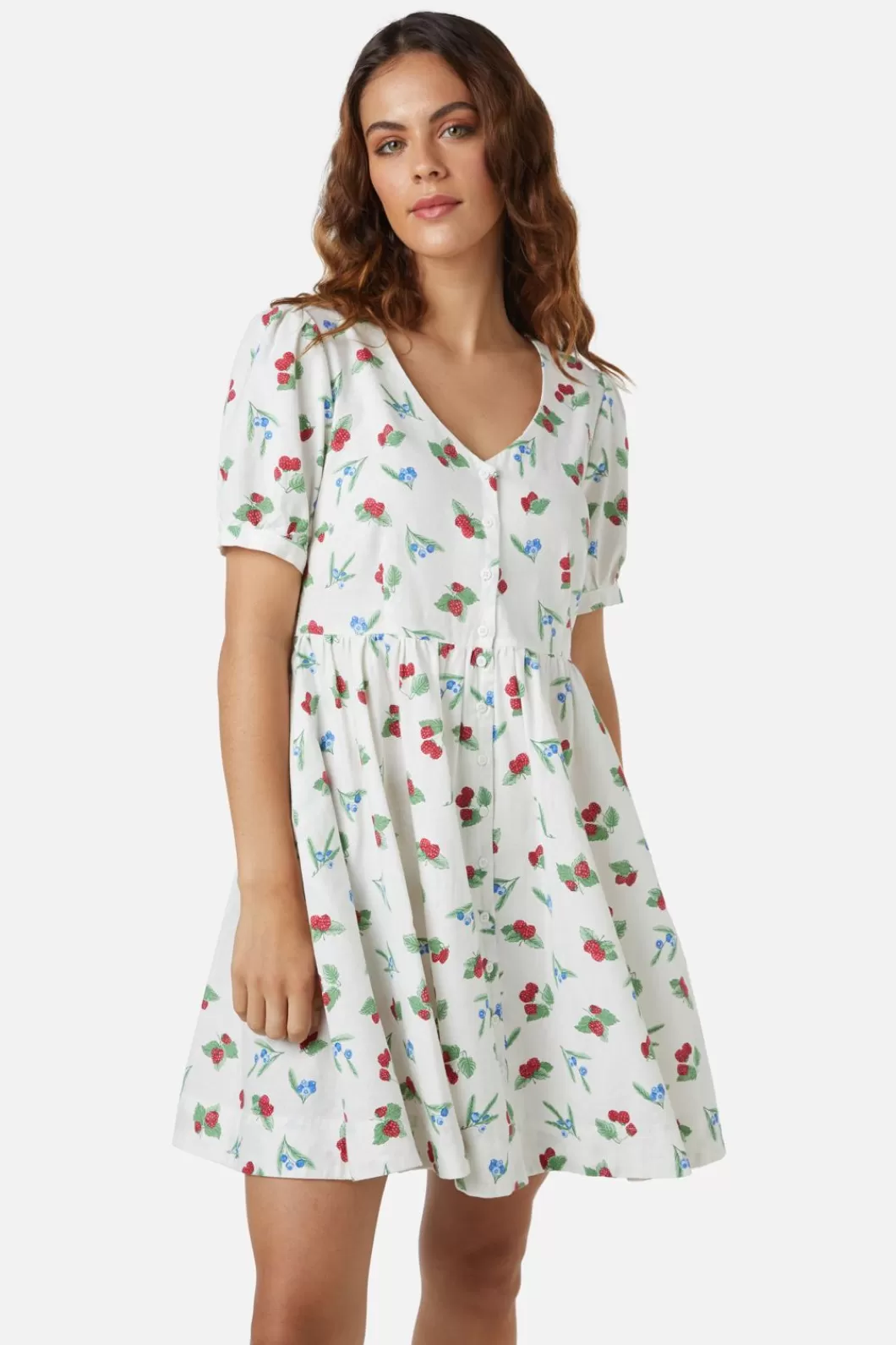 Dresses & Pinafores<Princess Highway Berry Button Down Dress