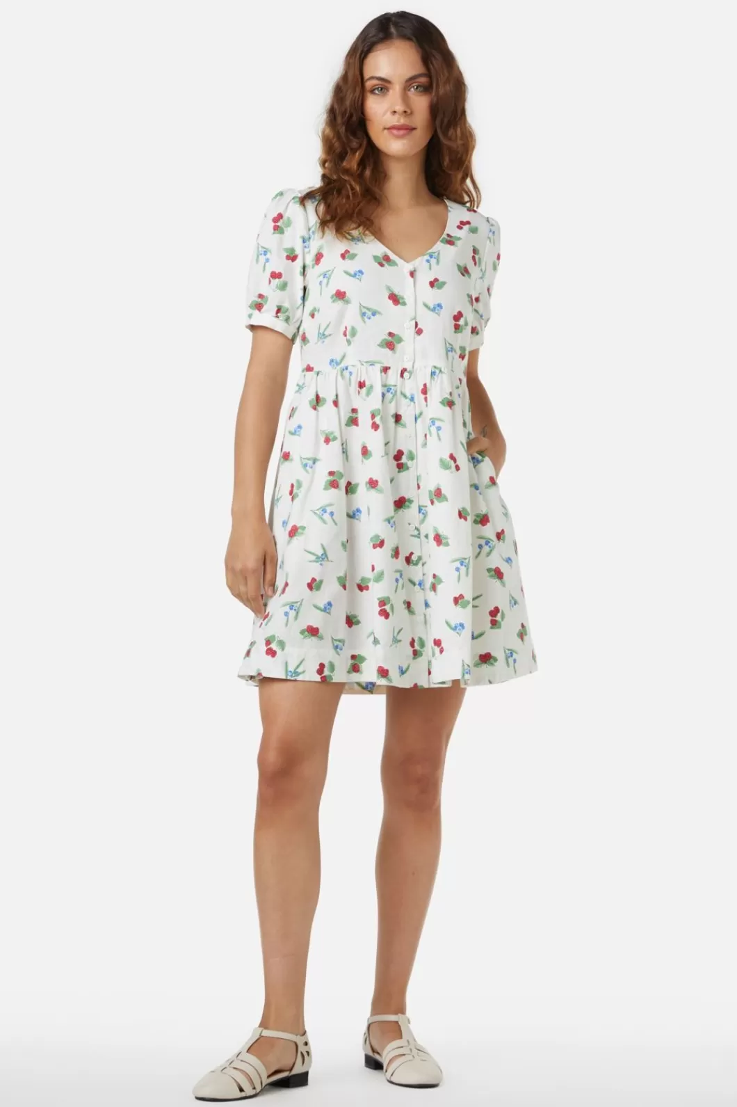 Dresses & Pinafores<Princess Highway Berry Button Down Dress