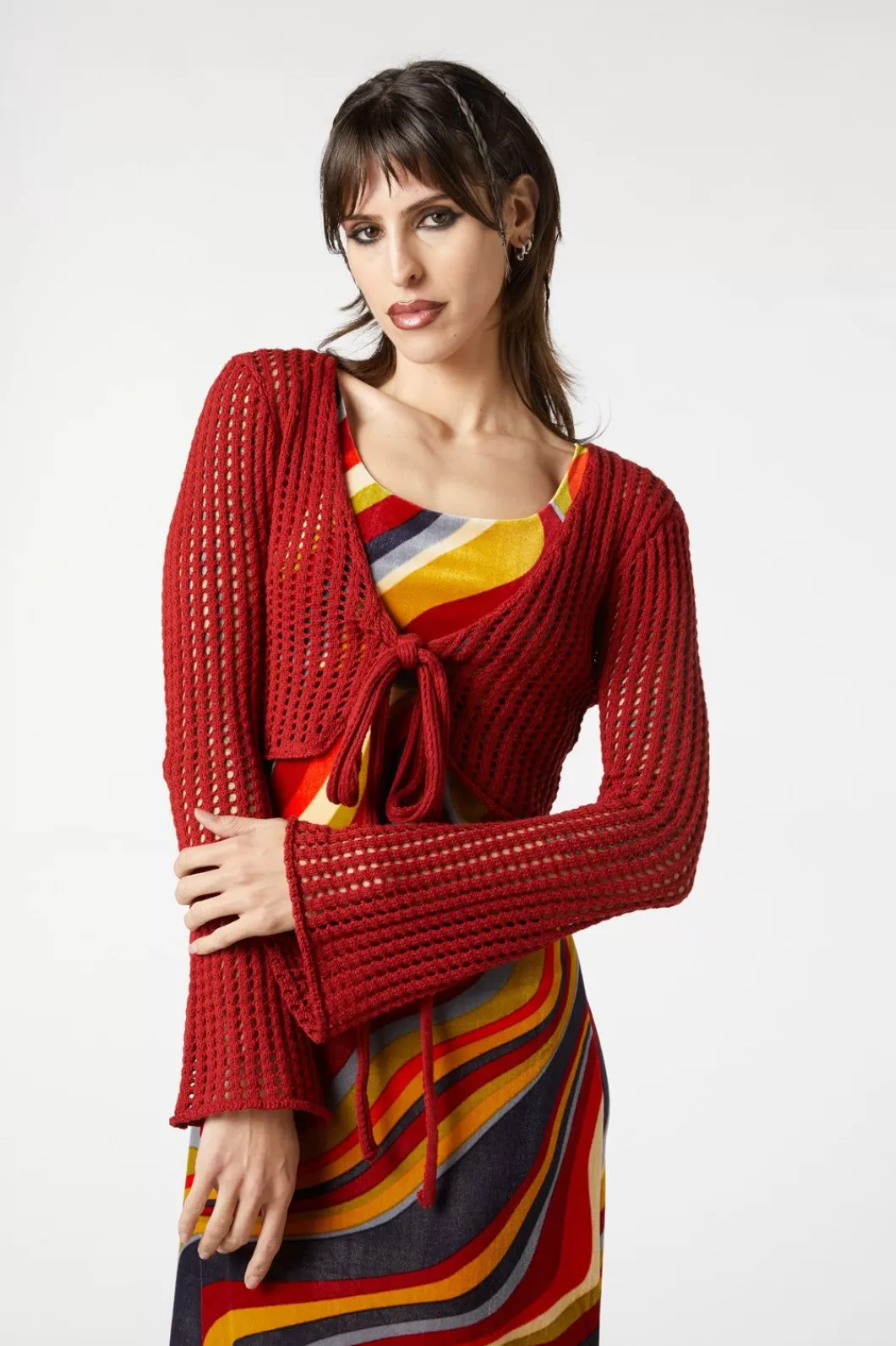 Blouses & Tops<Dangerfield Billow Breeze Tie Top