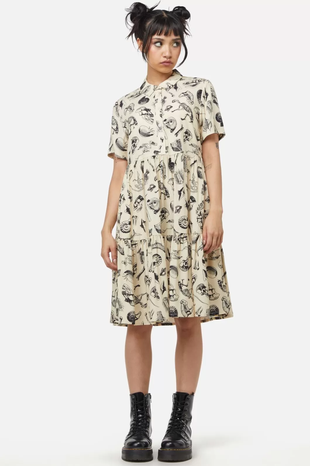 Dresses & Pinafores<Dangerfield Body Fossils Printed Dress