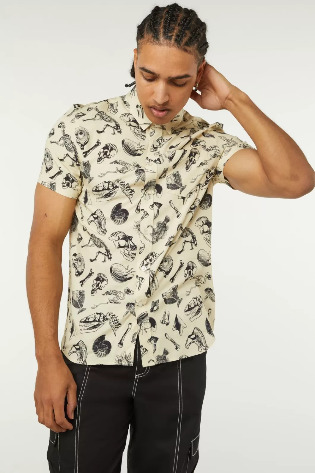 Shirts & Tees<Dangerfield Body Fossils Printed Short Sleeve Shirt