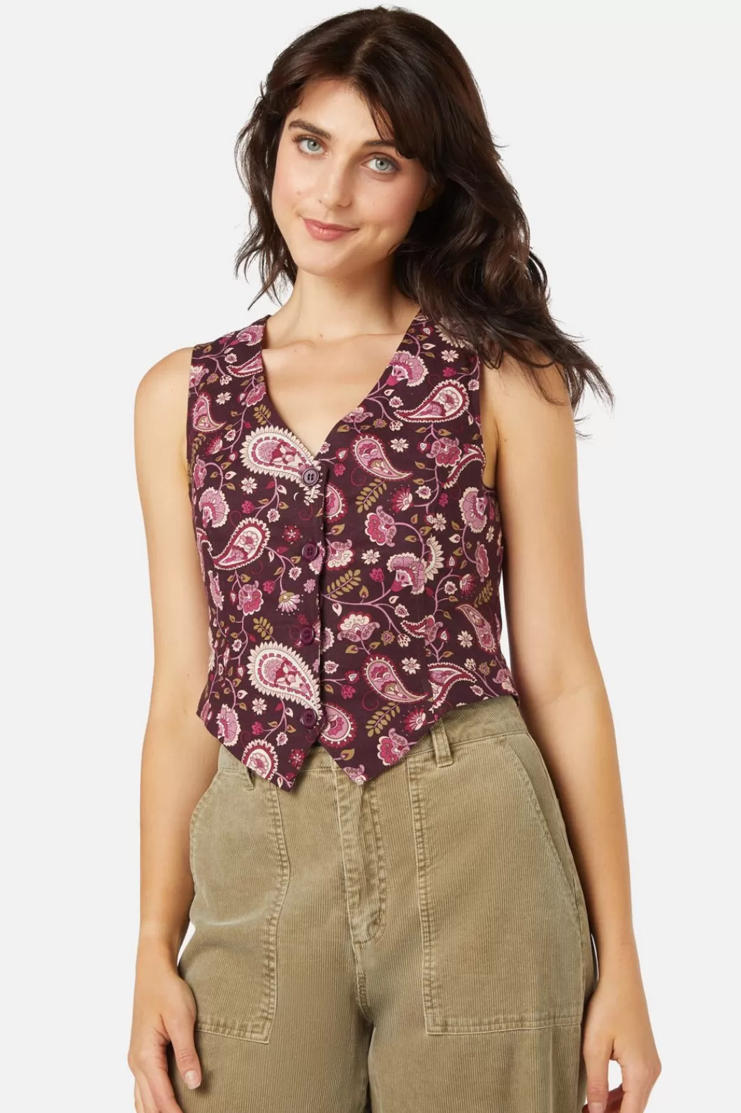 Blouses & Tops<Princess Highway Boho Paisley Vest