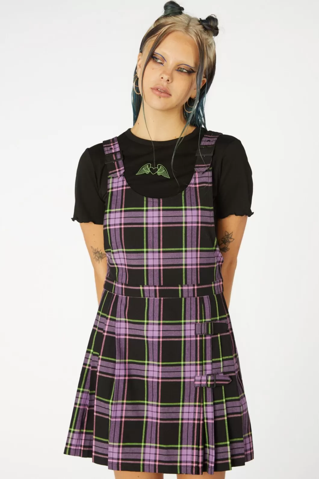 Dresses & Pinafores<Black Friday Bright Tartan Pinafore