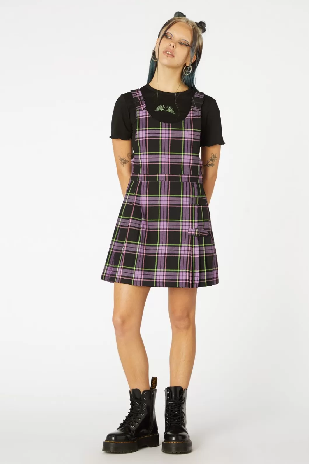 Dresses & Pinafores<Black Friday Bright Tartan Pinafore