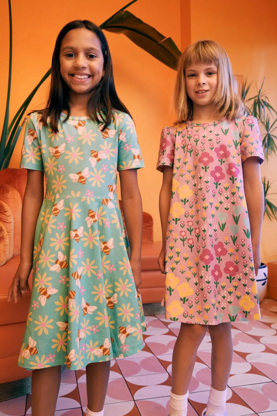 Dresses & Pinafores<Princess Highway Kids Busy Bees Kids Jersey Dress