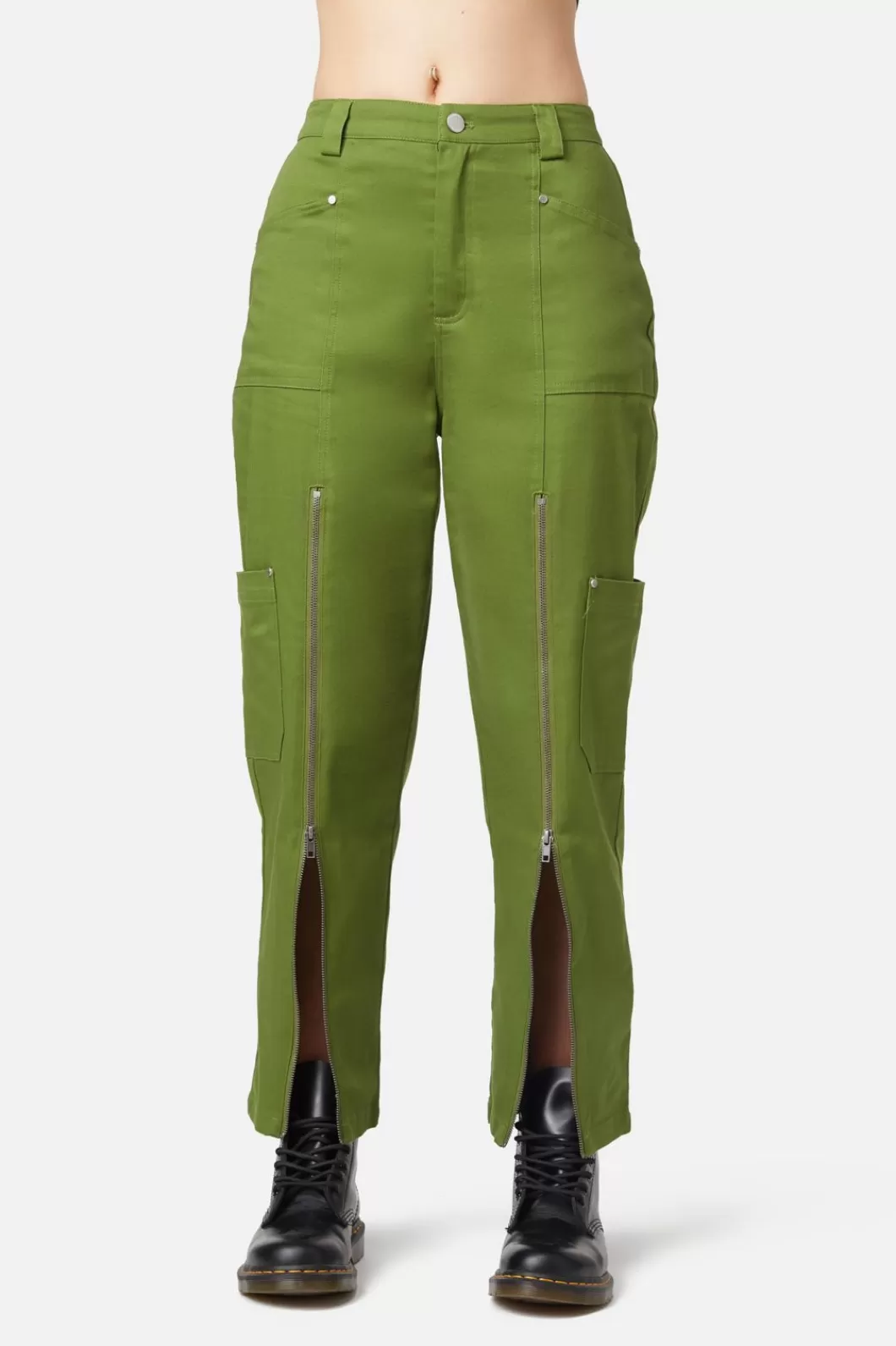 Pants & Jumpsuits<Dangerfield Cargo Drill Zipper Pants