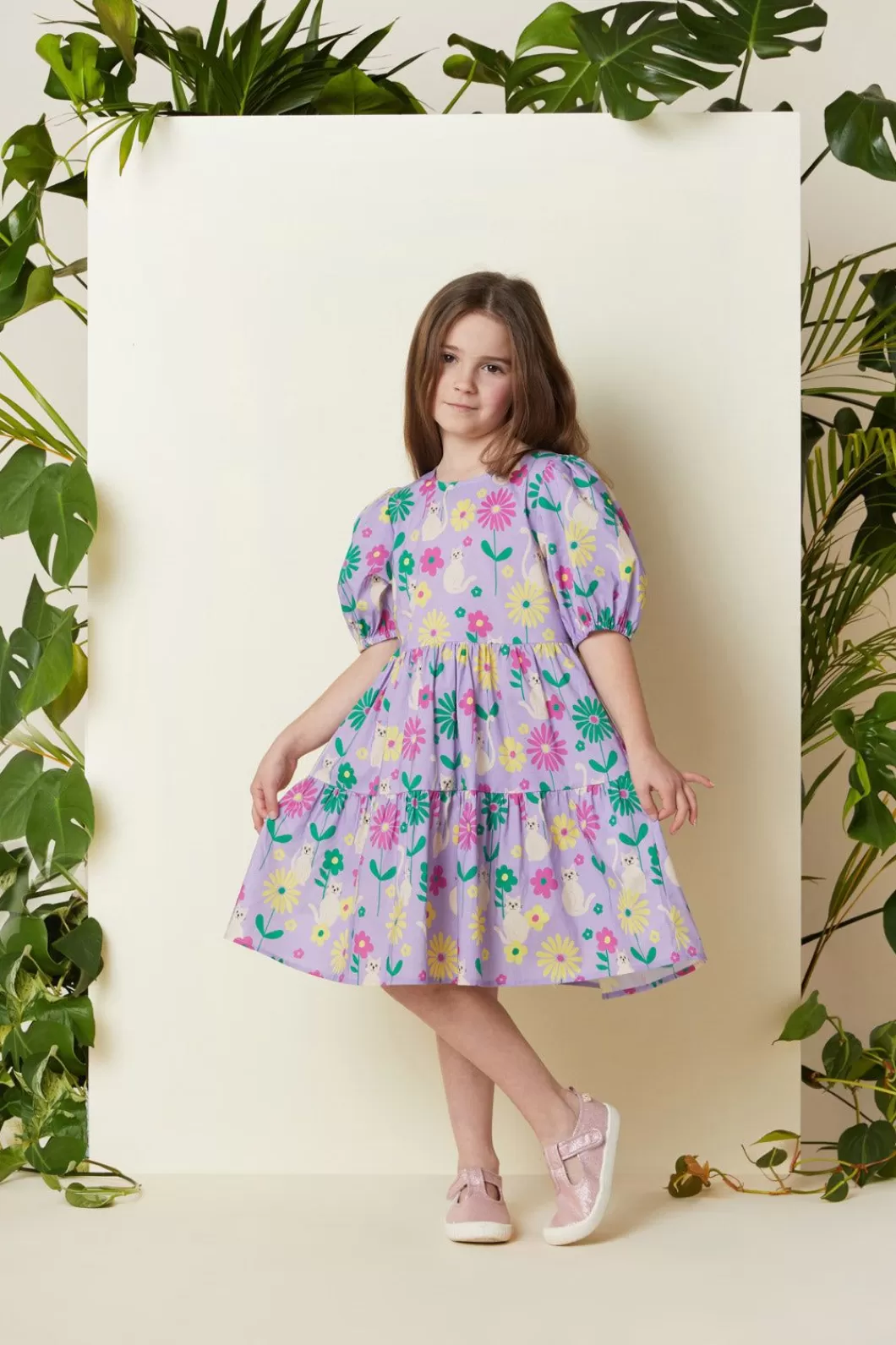 Dresses & Pinafores<Princess Highway Kids Cat Flower Kids Dress