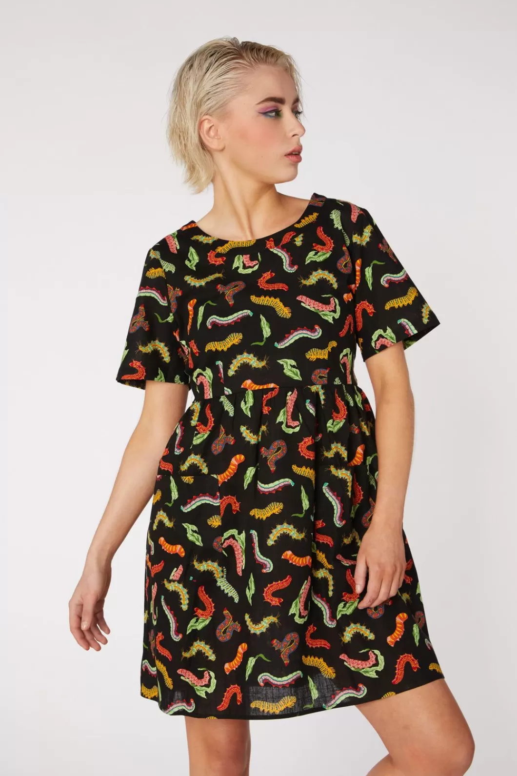 Dresses & Pinafores<Dangerfield Caterpillar Smock Dress