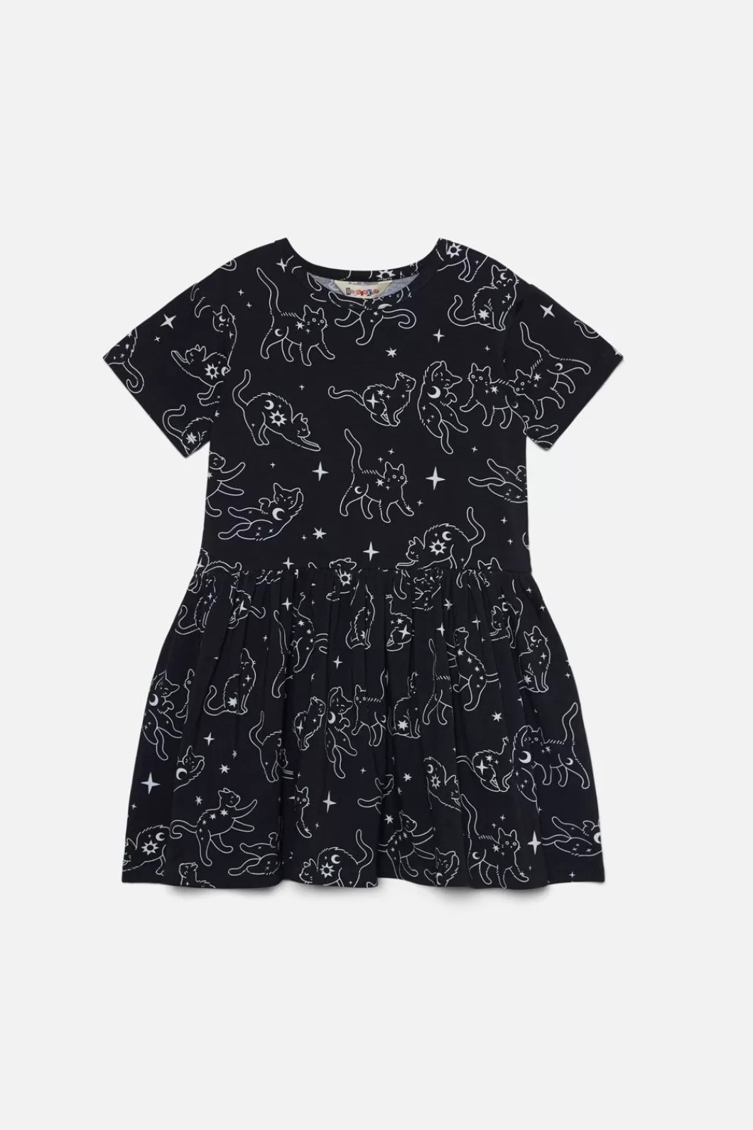 Dresses & Pinafores<Dangerkids Celestial Cats Kids Dress