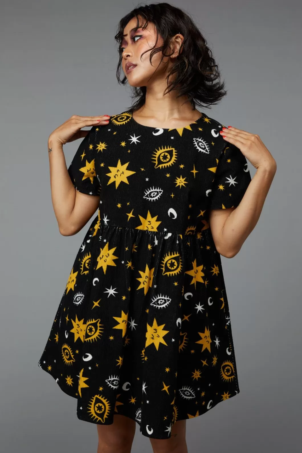 Dresses & Pinafores<Black Friday Celestial Print Dress