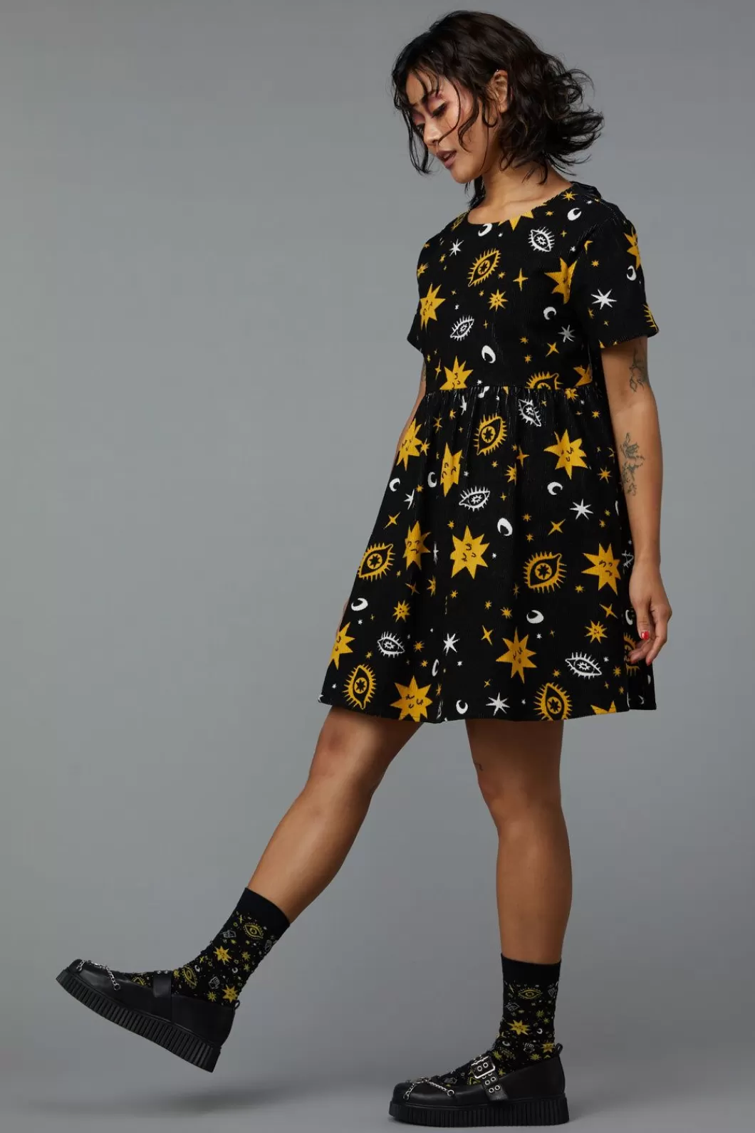 Dresses & Pinafores<Black Friday Celestial Print Dress