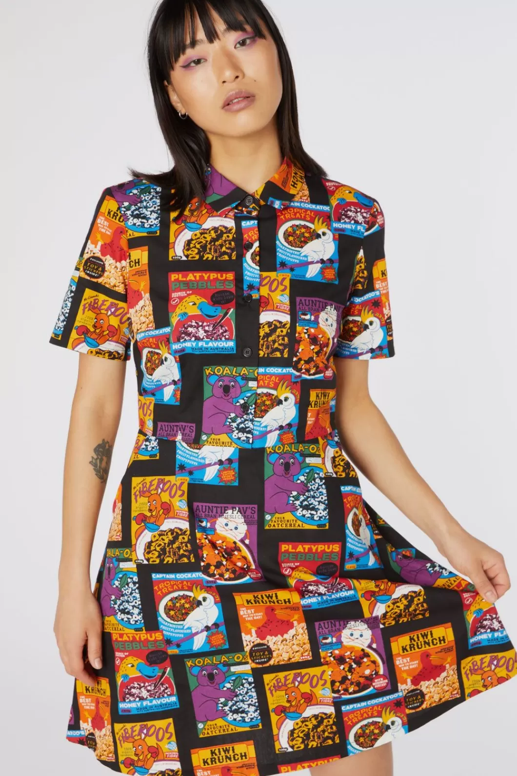 Dresses & Pinafores<Dangerfield Cereal Cotton Shirt Dress