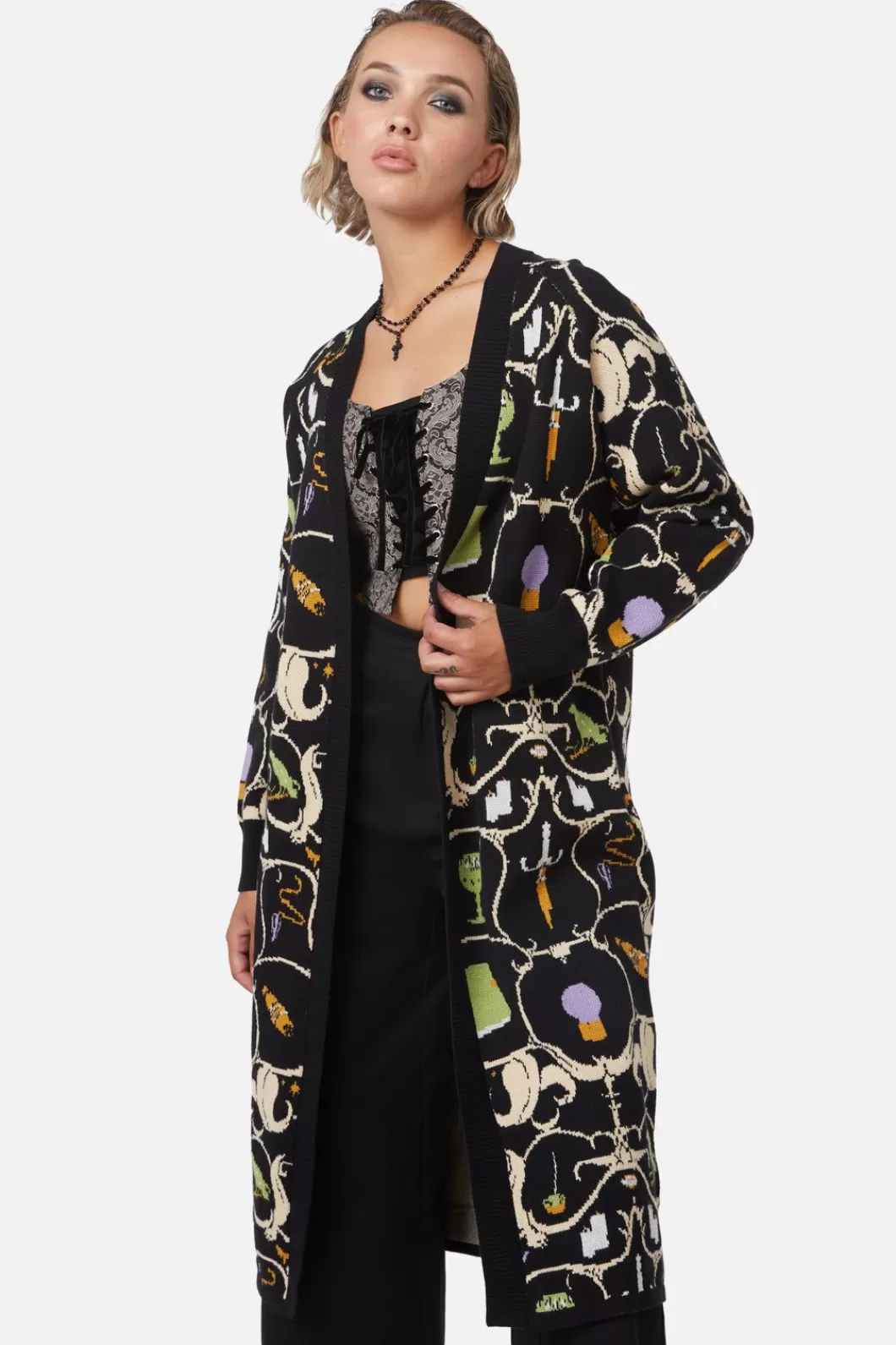 Knitwear & Cardis<Dangerfield Ceremonial Long Cardigan