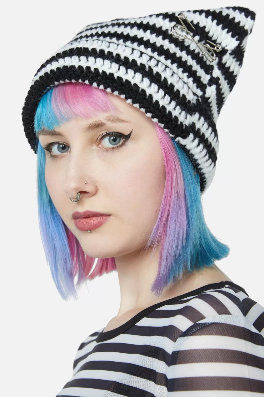 Hats<Black Friday Charming Stripe Beanie