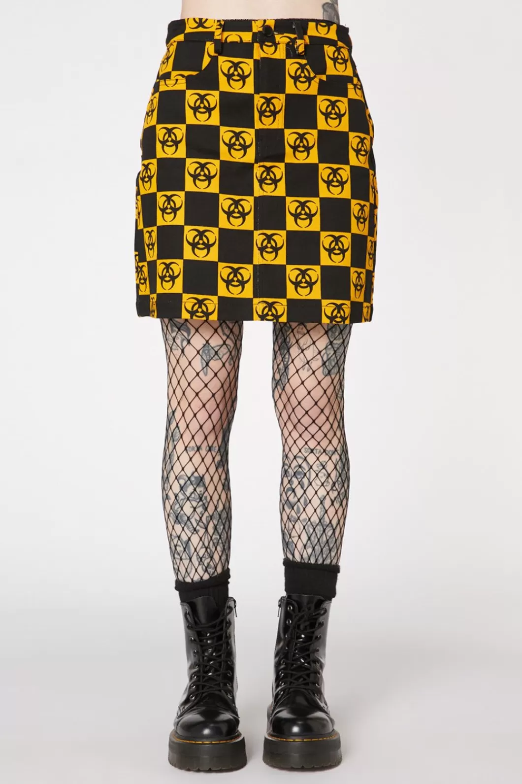 Skirts & Skorts<Dangerfield Check Biohazard Mini Skirt