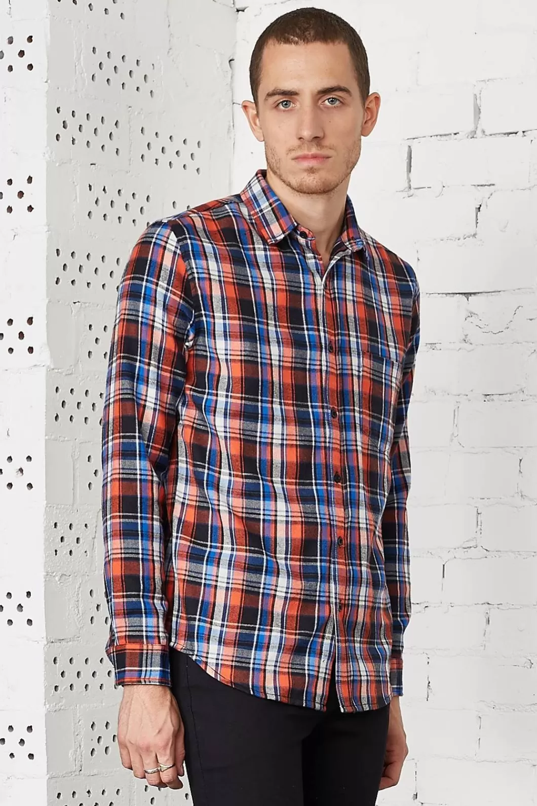 Shirts & Tees<Dangerfield Checked Out Ls Shirt