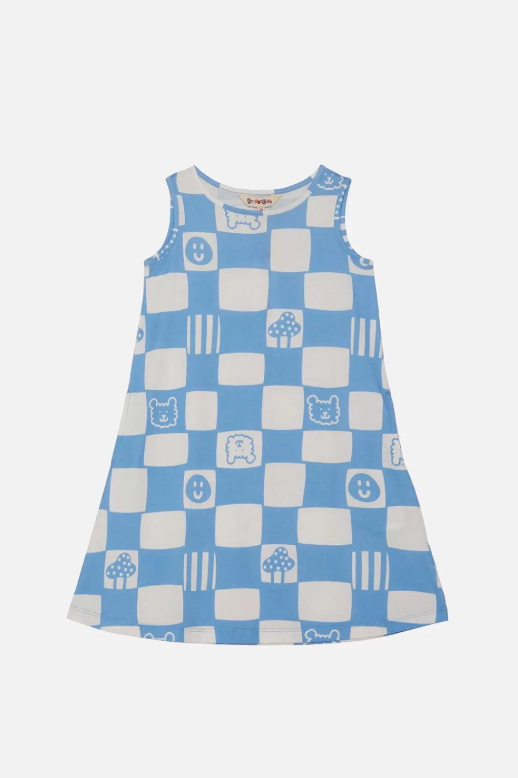 Dresses & Pinafores<Dangerkids Checkers Kids Jersey Dress