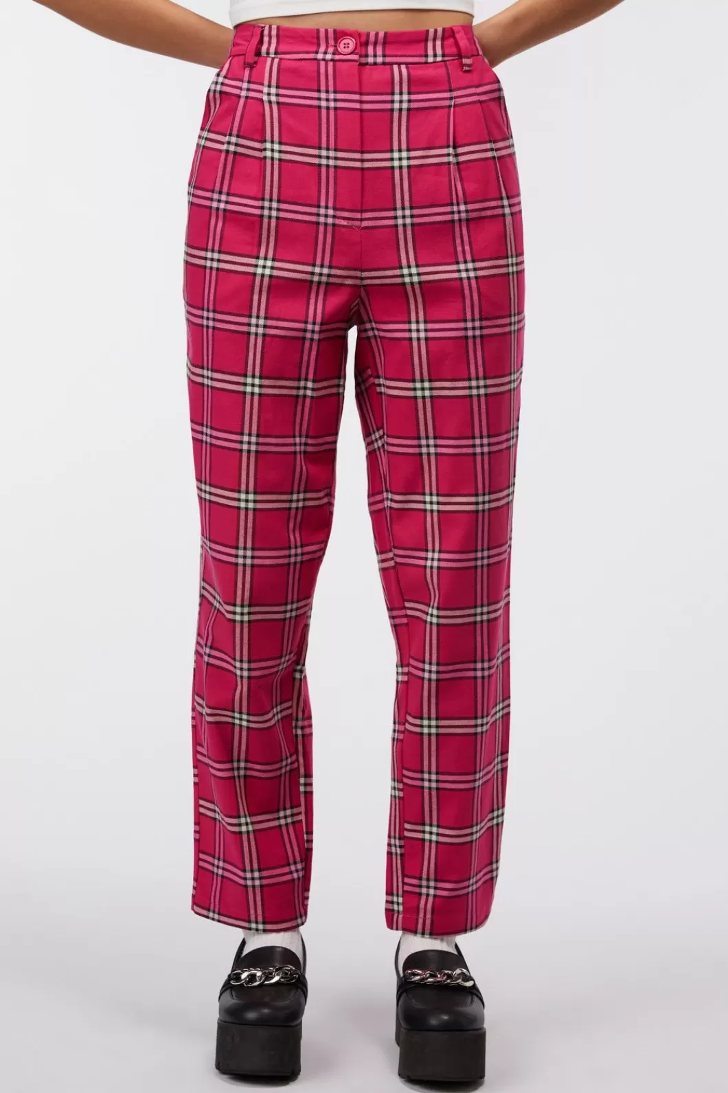 Pants & Jumpsuits<Dangerfield Classic Tartan Pant