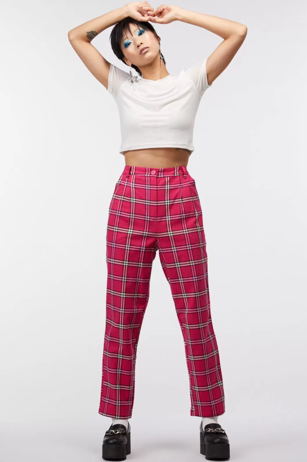 Pants & Jumpsuits<Dangerfield Classic Tartan Pant