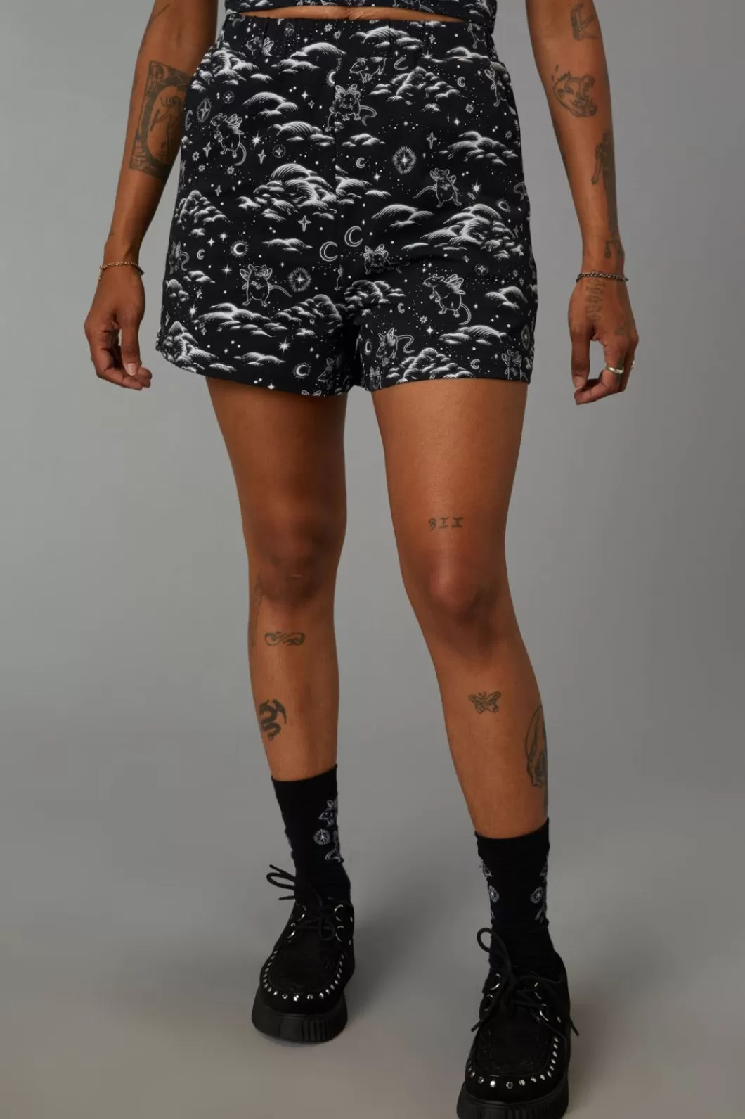 Skirts & Skorts<Black Friday Cloudy Nights Print Short