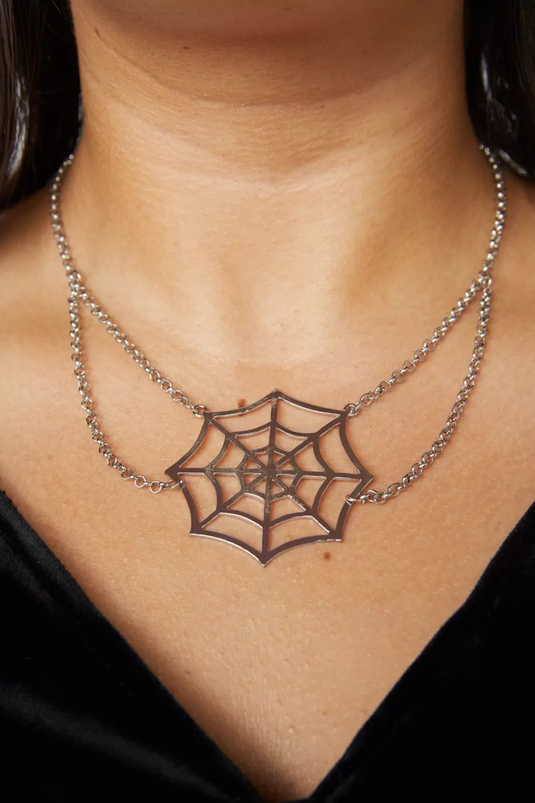 Jewellery<Black Friday Cobweb Necklace