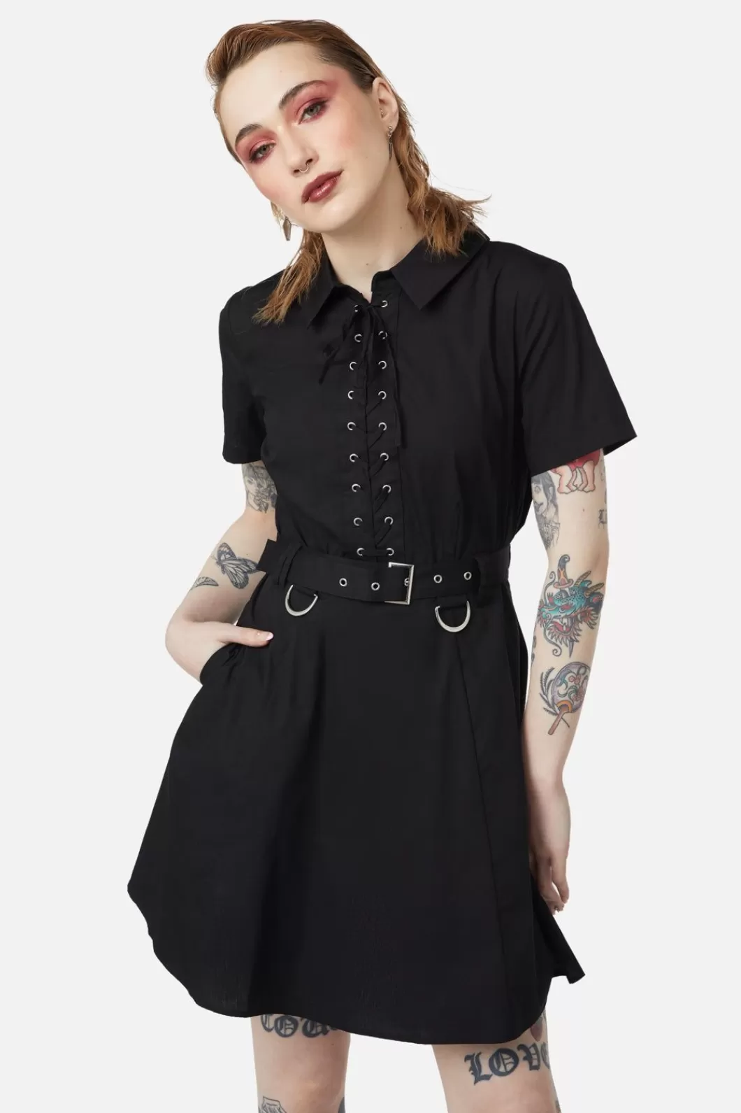 Dresses & Pinafores<Dangerfield Collar Punk Dress