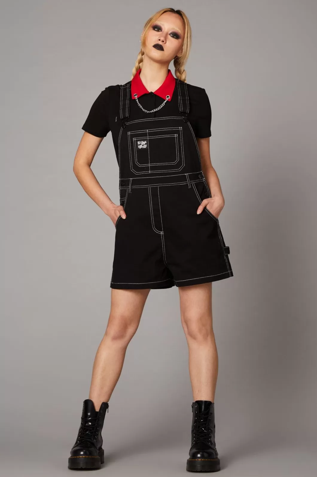 Dresses & Pinafores<Black Friday Contrast Stitch Overall