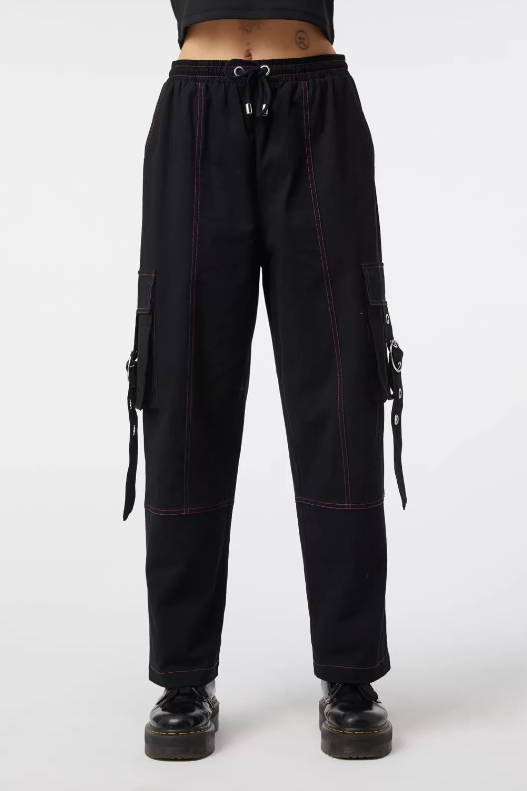 Pants & Jumpsuits<Dangerfield Contrast Stitch School Cargo Pant