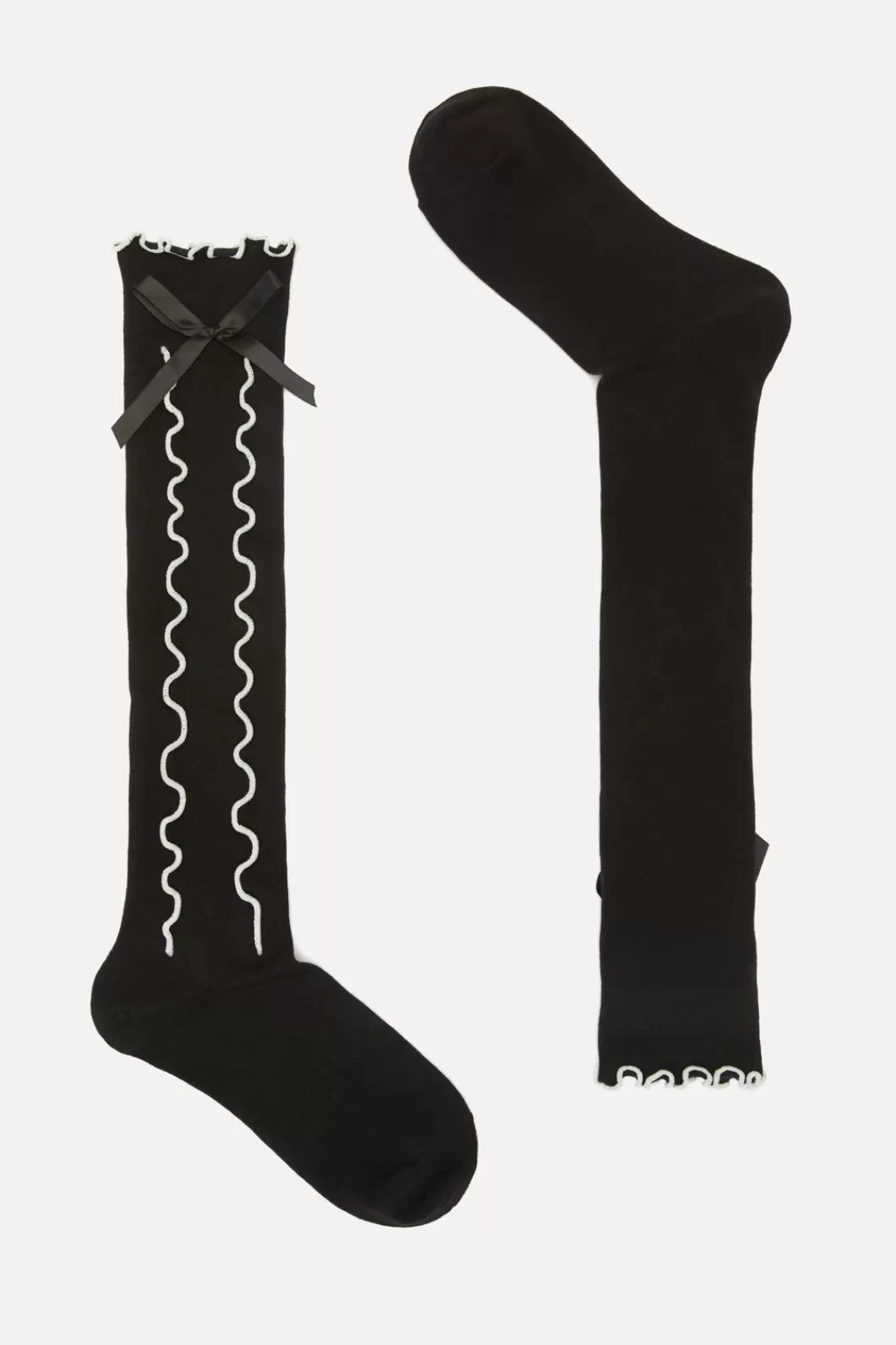 Socks & Tights<Dangerfield Contrast Trim Knee Socks