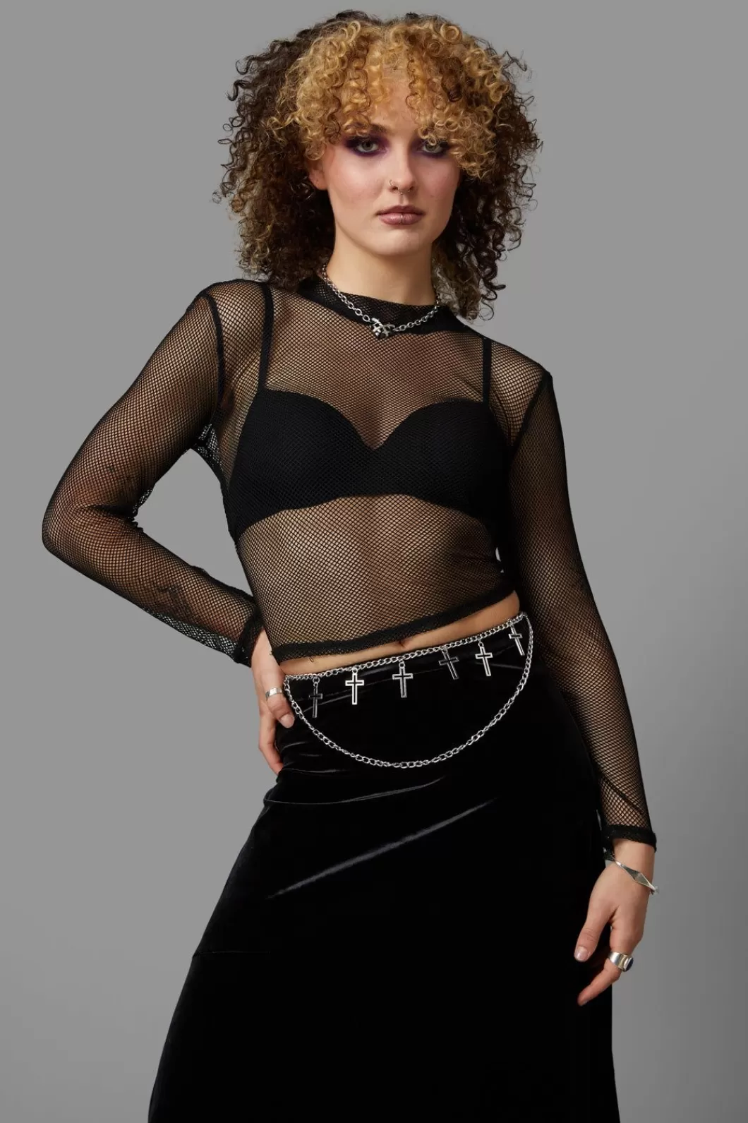 Jewellery<Black Friday Cross Belly Chain