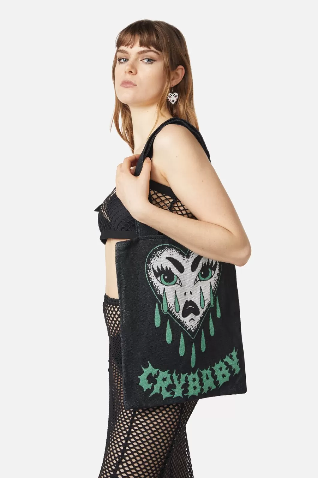 Bags<Dangerfield Cry Baby Woven Tote