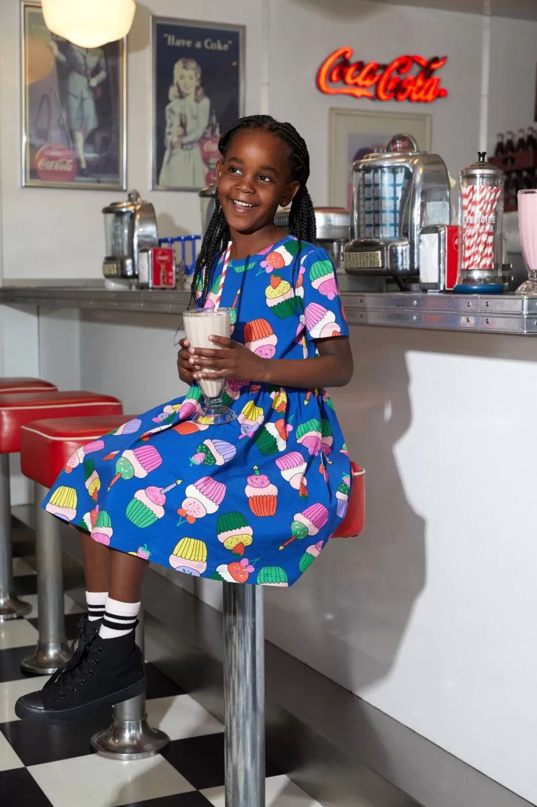 Dresses & Pinafores<Dangerkids Cup Cakes Kids Dress