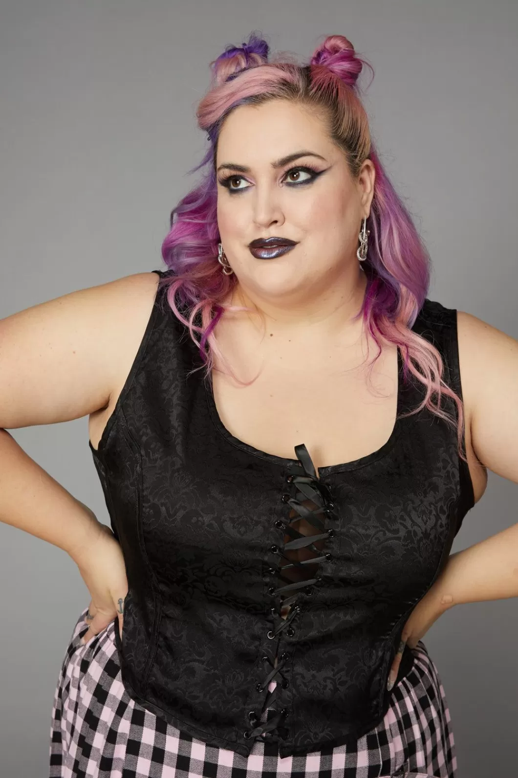 Curve Tops & Blouses<Black Friday Curve Amethyst Corset Top