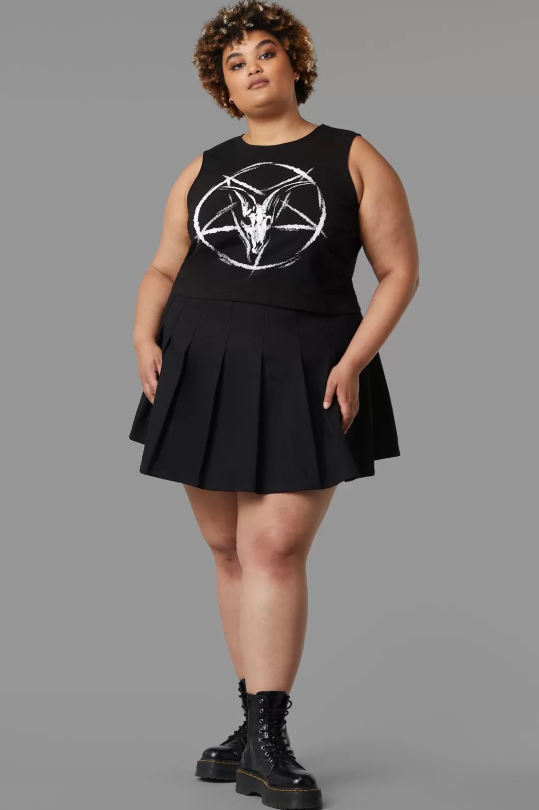 Curve Tops & Blouses<Black Friday Curve Baphomet Tank