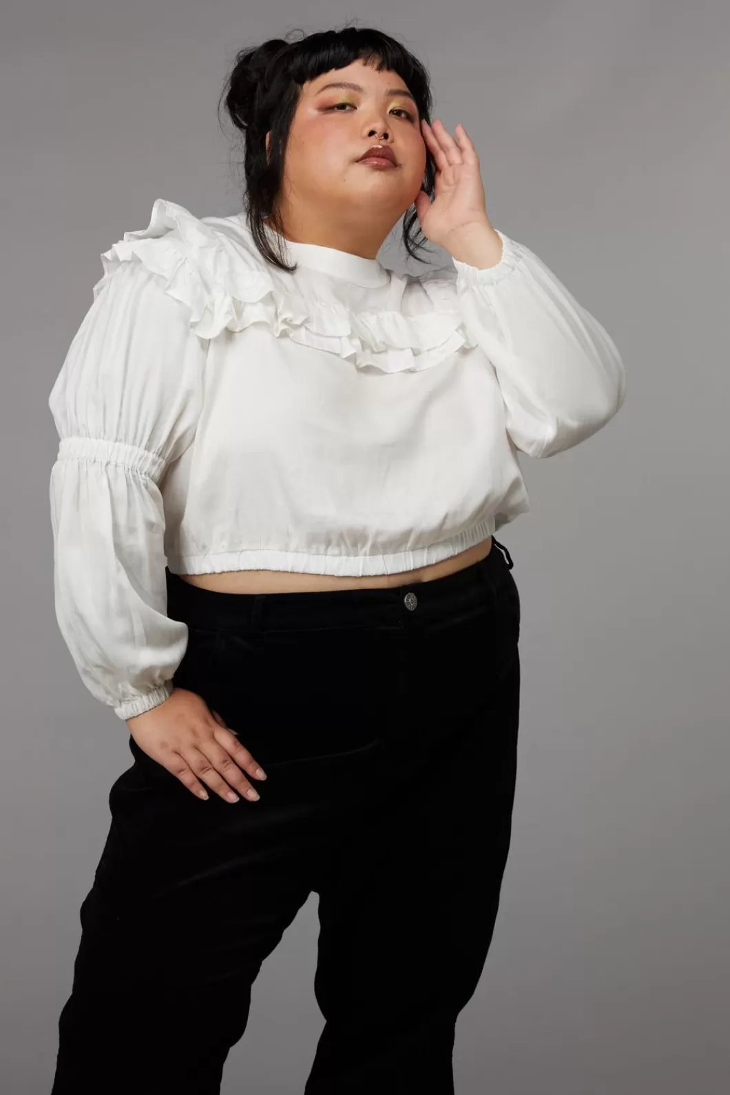 Curve Tops & Blouses<Black Friday Curve Big Top Blouse