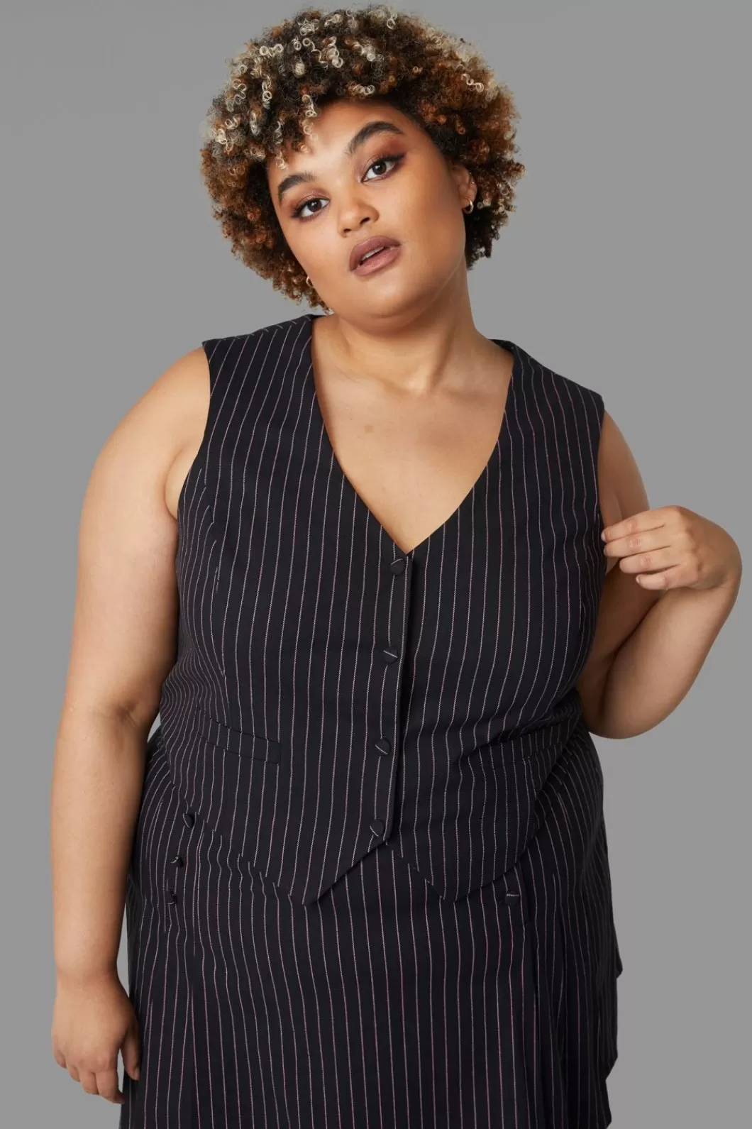 Curve Tops & Blouses<Black Friday Curve Entity Vest