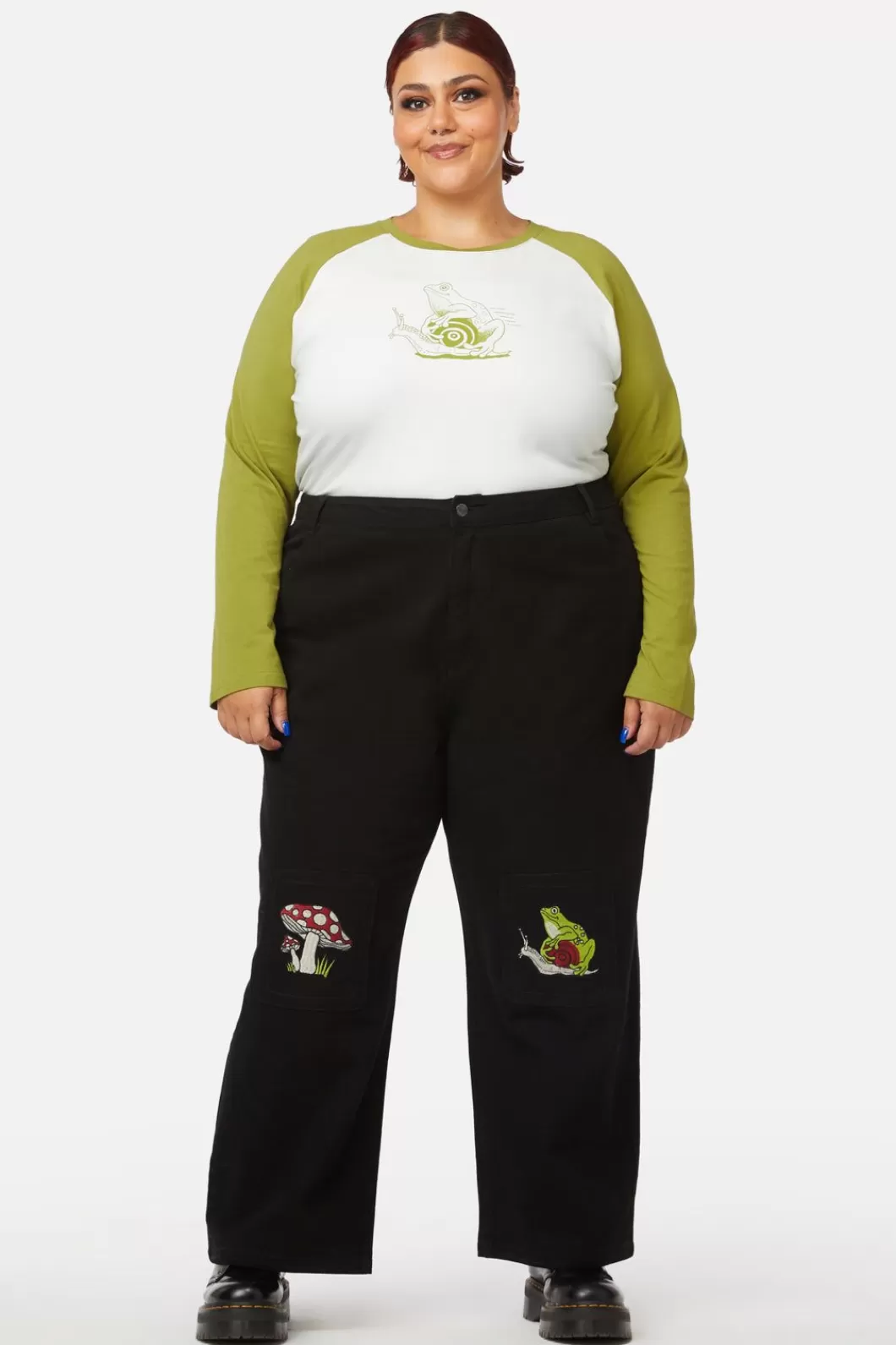 Curve Pants & Skirts<Black Friday Curve Frog Patch Jean