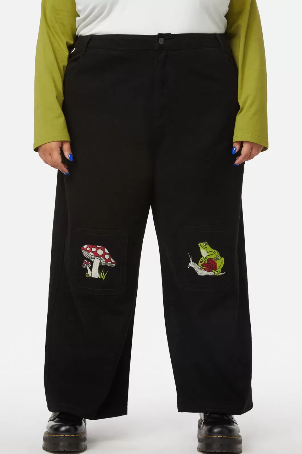 Curve Pants & Skirts<Black Friday Curve Frog Patch Jean