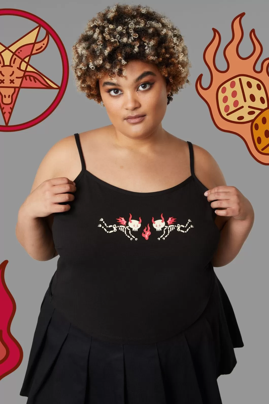 Curve Tops & Blouses<Black Friday Curve Hellish Tee